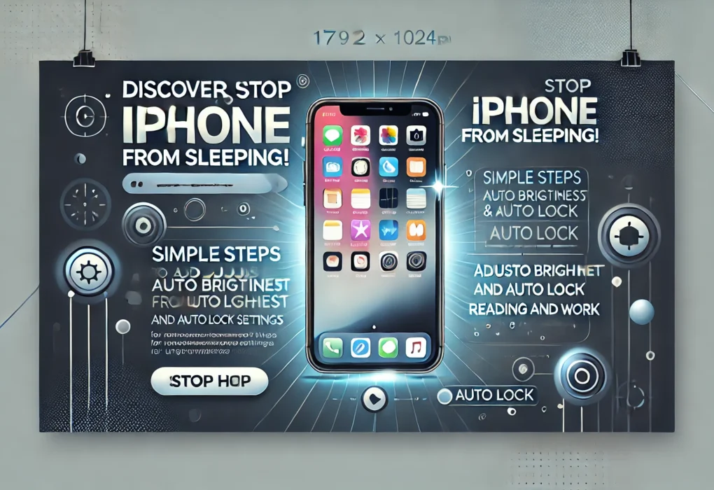 Learn How To Stop iPhone From Sleeping by turning off Auto Brightness and adjusting Auto Lock settings for uninterrupted use.